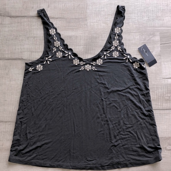 American Eagle Outfitters Tops - American Eagle Embroidered Tank Top